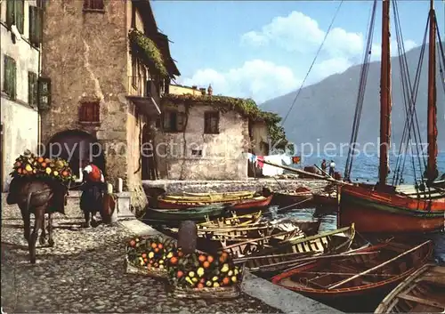 AK / Ansichtskarte Limone sul Garda Hafen Kat. 