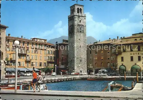 AK / Ansichtskarte Riva del Garda Hafen Kat. 