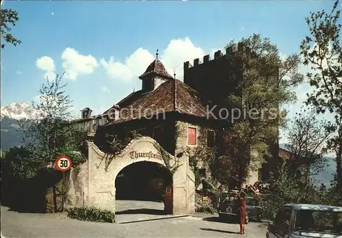 AK / Ansichtskarte Merano Suedtirol Schloss Thurnstein Kat. Merano