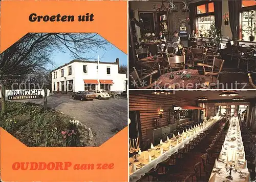 AK / Ansichtskarte Ouddorp Cafe Duinzicht Gaststube Speisesaal Kat. Ouddorp