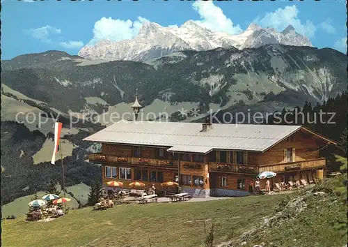 AK / Ansichtskarte Lofer Alpengasthof Angerer mit Loferer Steinberge Kat. Lofer