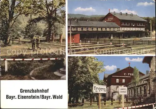 AK / Ansichtskarte Bayerisch Eisenstein Grenze Grenzbahnhof Kat. Bayerisch Eisenstein