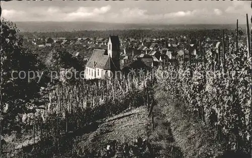 AK / Ansichtskarte Haltingen Panorama Kirche Kat. Weil am Rhein