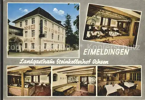 AK / Ansichtskarte Eimeldingen Landgasthaus Steinkellerhof Ochsen Kat. Eimeldingen