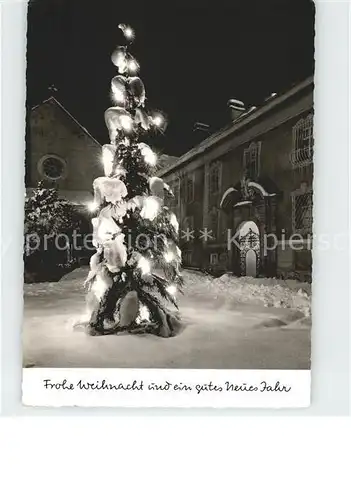 AK / Ansichtskarte Bad Reichenhall Weihnachtsbaum St. Zeno Kat. Bad Reichenhall