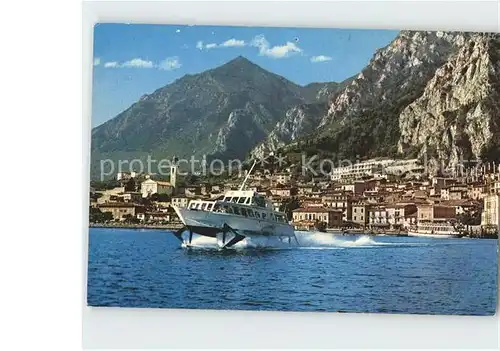 AK / Ansichtskarte Limone sul Garda Motorboot  Kat. 