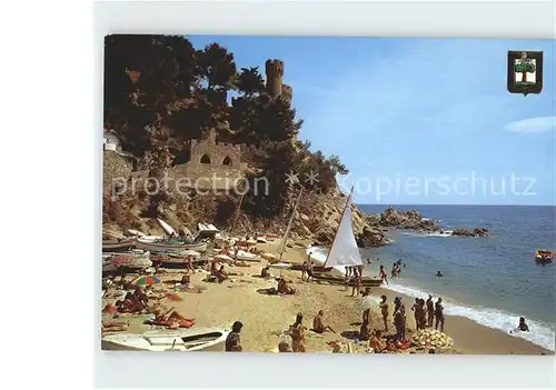 AK / Ansichtskarte Lloret de Mar Caleta Castle Kat. Costa Brava Spanien