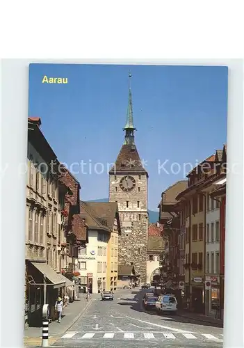 AK / Ansichtskarte Aarau AG Altstadt Turm  Kat. Aarau