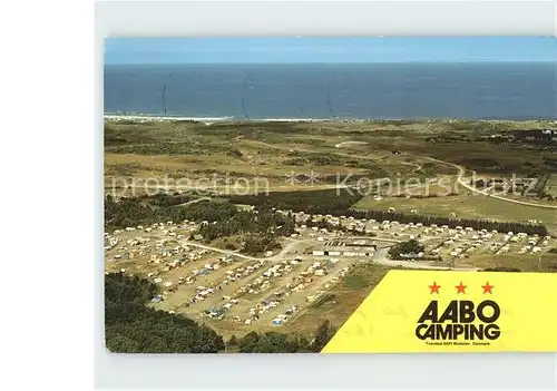 AK / Ansichtskarte Bindslev Fliegeraufnahme Aabo Camping  Kat. Insel Nordwestjuetland