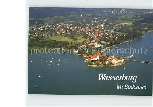 AK / Ansichtskarte Wasserburg Bodensee Fliegeraufnahme Kat. Wasserburg (Bodensee)