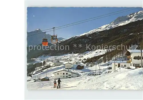 AK / Ansichtskarte Soelden oetztal Bergbahn Giggijoch  Kat. Soelden