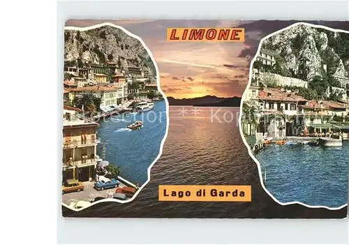 AK / Ansichtskarte Limone sul Garda Anlegestelle Hotels  Kat. 