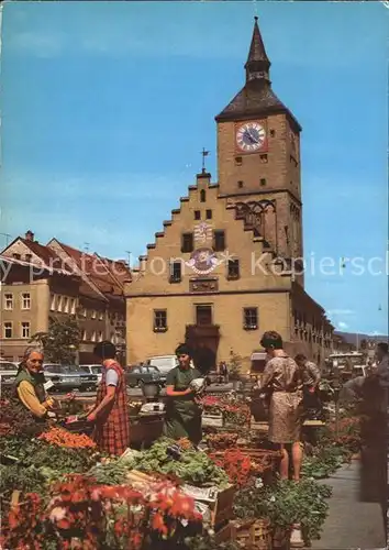 AK / Ansichtskarte Deggendorf Donau Marktplatz und Rathaus Kat. Deggendorf