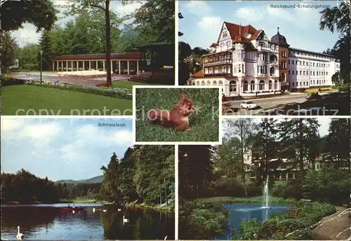 AK / Ansichtskarte Bad Sachsa Harz Erholungsheim Schmelzteich  Kat. Bad Sachsa