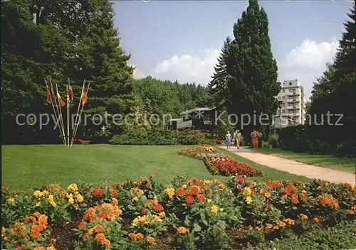 AK / Ansichtskarte Bad Sachsa Harz Partie im Kurpark Kat. Bad Sachsa