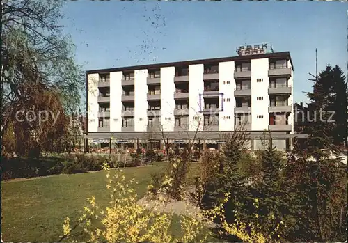 AK / Ansichtskarte Bad Sachsa Harz Hotel am Park Kat. Bad Sachsa
