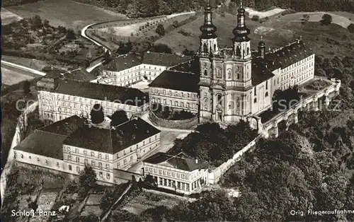 AK / Ansichtskarte Bad Staffelstein Schloss Banz Fliegeraufnahme Kat. Bad Staffelstein