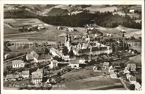 AK / Ansichtskarte St Peter Schwarzwald Fliegeraufnahme Kat. St. Peter