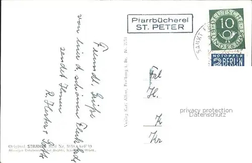 AK / Ansichtskarte St Peter Schwarzwald Fliegeraufnahme Kat. St. Peter