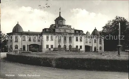AK / Ansichtskarte Weimar Thueringen Schloss Belvedere Kat. Weimar
