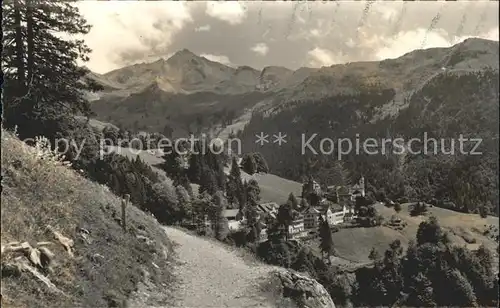 AK / Ansichtskarte Maria Rickenbach Kloster Alpenpanorama Kat. Niederrickenbach