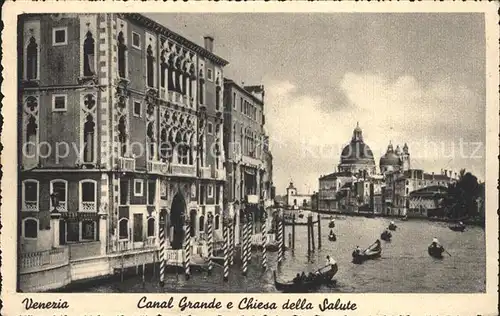 AK / Ansichtskarte Venezia Venedig Canal Grande e Chiesa della Salute Kat. 