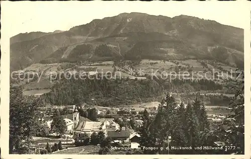 AK / Ansichtskarte Schwarzach Pongau gegen Heukareck und Hoellwand Buetten Kat. Schwarzach im Pongau