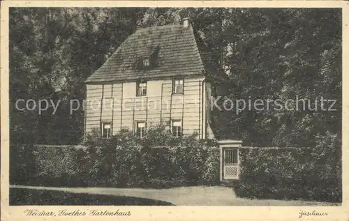 AK / Ansichtskarte Weimar Thueringen Goethes Gartenhaus Kat. Weimar