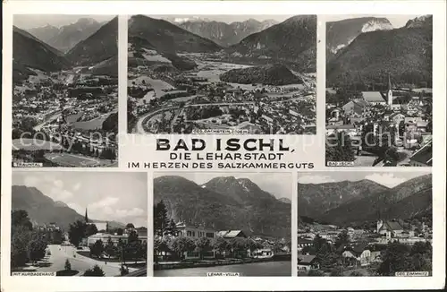 AK / Ansichtskarte Bad Ischl Salzkammergut Panorama Leharstadt Leharvilla Kurbadehaus Trauntal Dachsteingebirge Kat. Bad Ischl