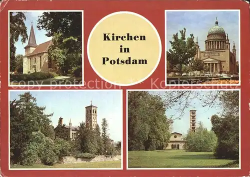 AK / Ansichtskarte Potsdam Evangelische Friedrichskirche St. Nikolaikirche Friedenskirche  Kat. Potsdam