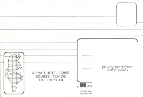 AK / Ansichtskarte Sousse Appart Hotel Fares Kat. Tunesien