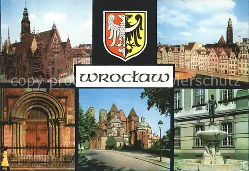 AK / Ansichtskarte Wroclaw Rathaus Portal  Kat. Wroclaw Breslau