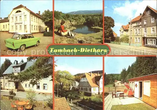 AK / Ansichtskarte Tambach Dietharz Erholungsheim Spittergrund Kratersee Waldhaus  Kat. Tambach Dietharz