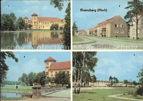 AK / Ansichtskarte Rheinsberg Schloss Dubnastrasse See Kulturhaus  Kat. Rheinsberg