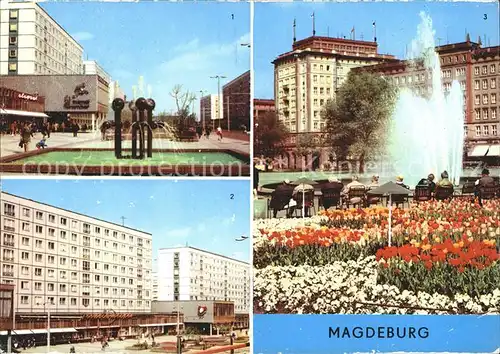 AK / Ansichtskarte Magdeburg Karl Marx Strasse Wilhelm Pieck Allee Kat. Magdeburg