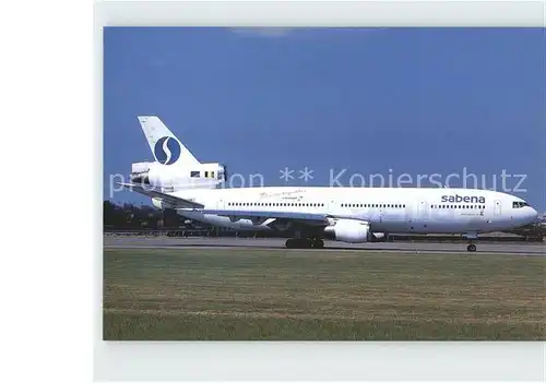 AK / Ansichtskarte Flugzeuge Zivil Sabena DC 10 30 OO SLG c n 47926 170 Kat. Airplanes Avions