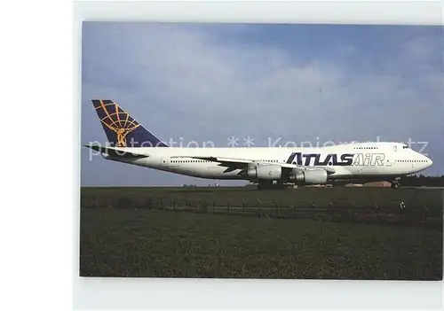 AK / Ansichtskarte Flugzeuge Zivil Atlas Air Boeing 747 2D3B N505MC c n 21251 Kat. Airplanes Avions