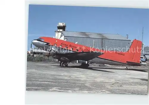 AK / Ansichtskarte Flugzeuge Zivil Kenn Borek Air Douglas Super DC 3S C 117D C GGKG cn 43354 Kat. Airplanes Avions
