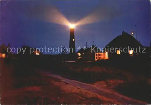 AK / Ansichtskarte Schiermonnikoog Leuchtturm bei Nacht Kat. Niederlande