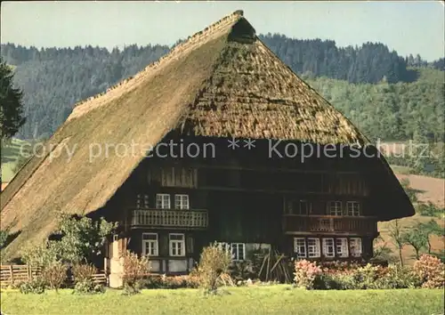 AK / Ansichtskarte Lahr Schwarzwald altes strohbedeckte Haus Kat. Lahr