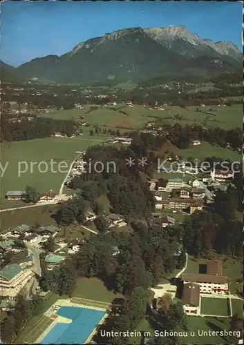 AK / Ansichtskarte Schoenau Berchtesgaden Unterstein mit Untersberg %fa Kat. Berchtesgaden