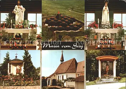AK / Ansichtskarte Wigratzbad Herz Jesu  und Maria Suehnekirche  Kat. Opfenbach