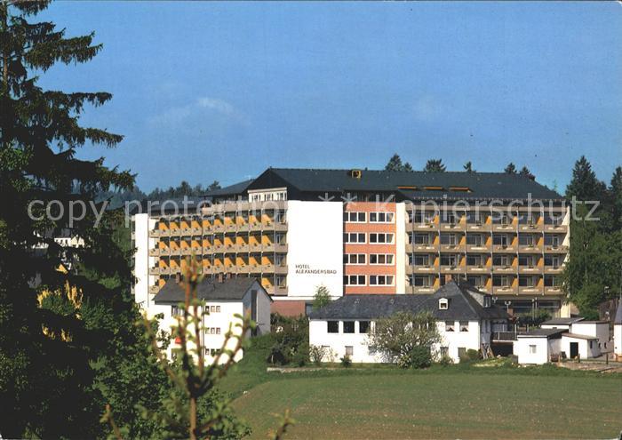 Ansichtskarte Alexandersbad Bad Hotel Alexandersbad Kat  Bad