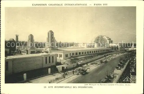 AK / Ansichtskarte Paris Exposition Coloniale Internationale  Kat. Paris