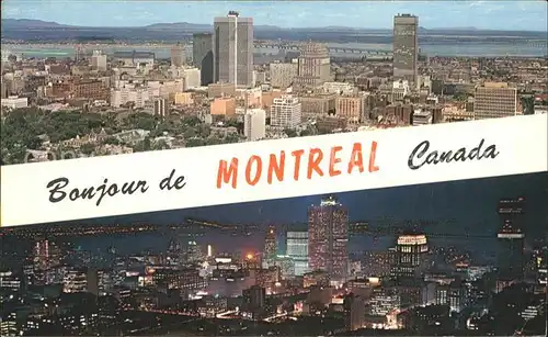 AK / Ansichtskarte Montreal Quebec Gesamtansicht Kat. Montreal