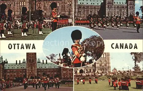 AK / Ansichtskarte Ottawa Ontario Wachabloesung vor dem Schloss Kat. Ottawa