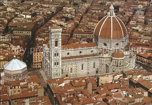 AK / Ansichtskarte Firenze Toscana Fliegeraufnahme vom Dom Kat. Firenze