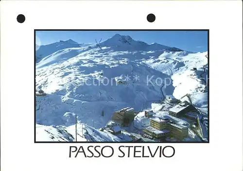 AK / Ansichtskarte Stilfserjoch Passo dello Stelvio Winterpanorama Kat. Italien