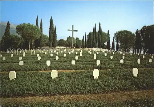 AK / Ansichtskarte Montecassino Abazzia Cimitero Militare Tedesco Deutscher Soldatenfriedhof Kat. 