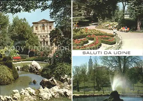 AK / Ansichtskarte Udine Giardini Ricasoli Gaerten Fontaene Kat. Udine